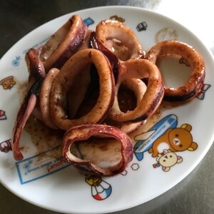 イカの生姜醤油炒め